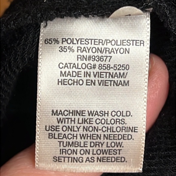 Allen B by Alan Schwartz women’s open black cardigan Md sweater event winter - Picture 3 of 8